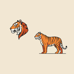 Minimalist Flat Animal & Bird Logo Set – Modern Vector Design Collection