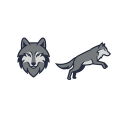Minimalist Flat Animal & Bird Logo Set – Modern Vector Design Collection