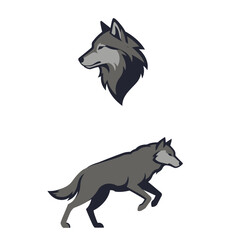 Minimalist Flat Animal & Bird Logo Set – Modern Vector Design Collection