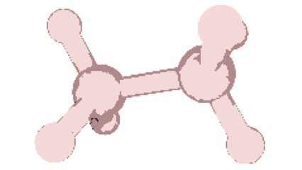 Pixel organic molecule