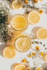 Summer Lemon Tea with Chamomile: A Refreshing Drink