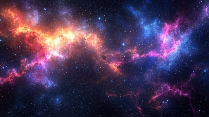 Obraz premium cosmos wallpaper created with generative ai technology