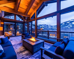 Luxury mountain home with panoramic views