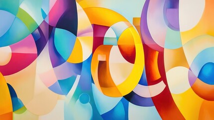 Obraz premium Colorful Abstract Shapes