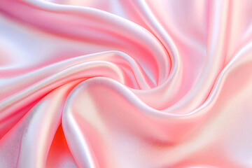 Obraz premium Smooth Satin Fabric with Creases