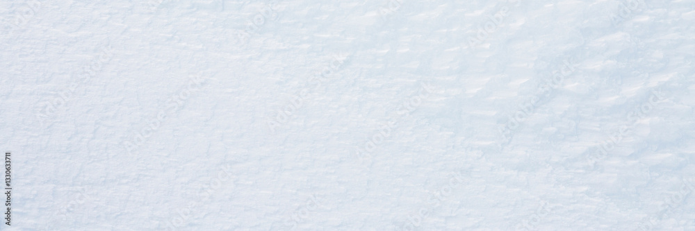 Wall mural natural snow texture. smooth surface of clean fresh snow. snowy ground. winter background with snow 