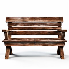Emphasize your outdoor space with a sleek, dicut wooden garden bench. Perfect for relaxing amid natures beauty.