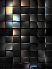 Elegant pearl-like tiles create a mesmerizing abstraction in a vertical arrangement