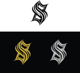 Obraz premium Abstract Letter S Logo Design