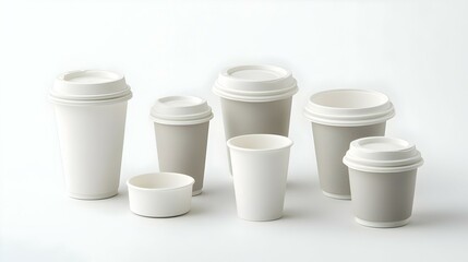 Coffee Cups and Lids