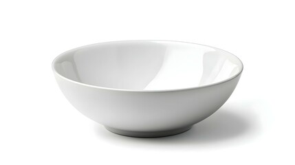 white bowl isolated on white background