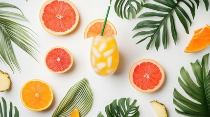 Tropical Citrus Cocktail: A Summer Delight