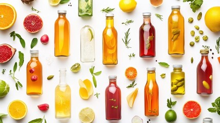 Refreshing Homemade Infused Fruit Water Bottles