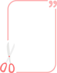 Cute School Stuff Quote Frame Background