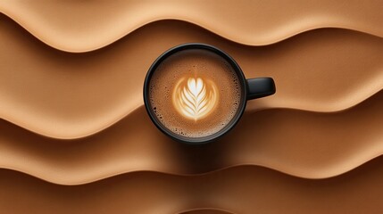 Latte art on wavy surface (8)