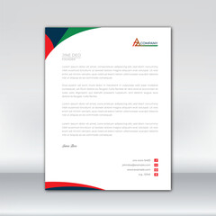 Minimal Corporate Letterhead Layout