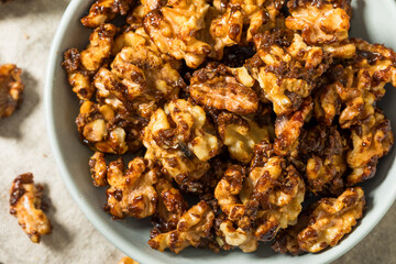 Sweet Homemade Candied Walnut Pieces