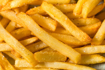 Fast Food French Fries and Ketchup
