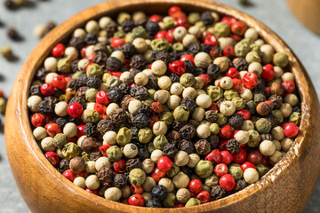 Organic Raw Mixed Peppercorns