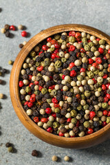 Organic Raw Mixed Peppercorns