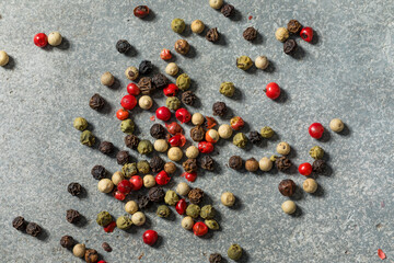 Organic Raw Mixed Peppercorns
