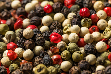 Organic Raw Mixed Peppercorns