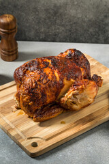 Homemade Barbecue Rotisserie Chicken