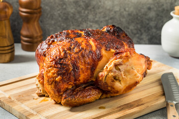Homemade Barbecue Rotisserie Chicken