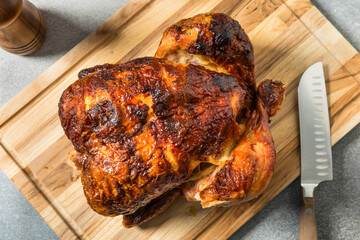 Homemade Barbecue Rotisserie Chicken