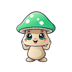 Cute mushroom cartoon