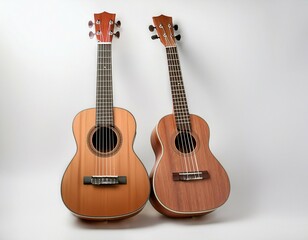 Obraz premium acoustic guitar isolated on white