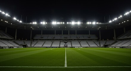 Fototapeta premium Soccer Stadium Soundscapes Composing with Noise and Excitement