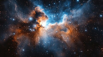 Cosmic Nebula: A Celestial Tapestry of Stars and Gas