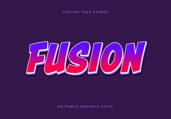 Neon Purple Fuchsia Bold Gradient Glow Text Effect