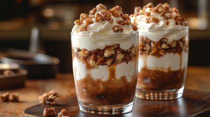 Delicious Pecan Pie Parfaits: Creamy Layers of Sweetness