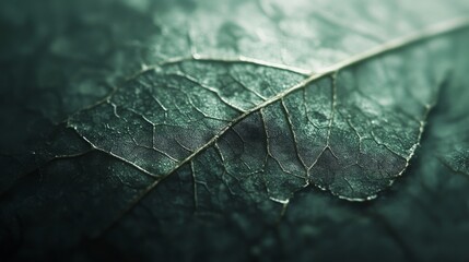 Fototapeta premium Detailed Close Up Of A Dried Leaf Vein Structure
