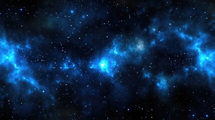 Obraz premium A sparkling starry night sky background with deep black and blue tones