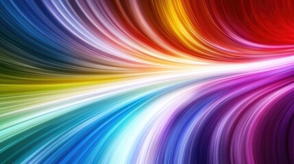 Obraz premium A vibrant rainbow gradient background with high saturation and smooth transitions