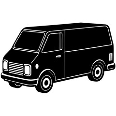 Versatile Cargo Van Vector Illustration