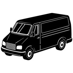 Versatile Cargo Van Vector Illustration