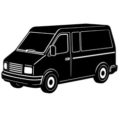 Versatile Cargo Van Vector Illustration