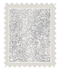 postage stamp beige white silver glitter empty stamp	