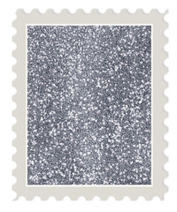 Obraz premium postage stamp beige white silver glitter empty stamp 
