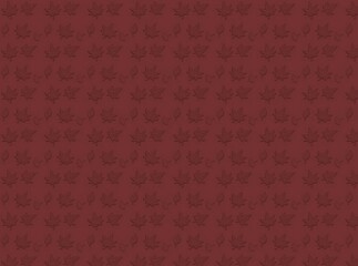 Leaf floral ornamental paper, seamless patterned fabric