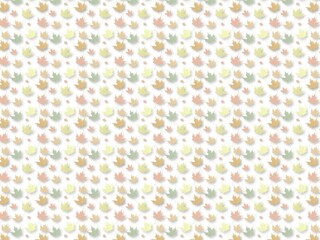 Leaf floral ornamental paper, seamless patterned fabric