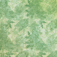 Leaf floral ornamental paper, seamless patterned fabric