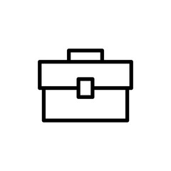 Briefcase icon vector illustration. suitcase sign and symbol. luggage symbol.