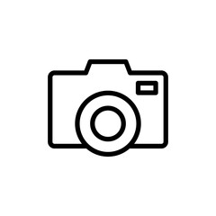 Camera icon vector illustration. photo camera sign and symbol. photography icon.
