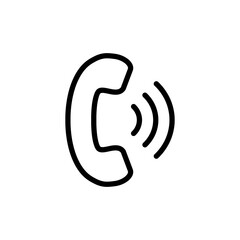 Call icon vector illustration. telephone sign and symbol. phone icon. contact us