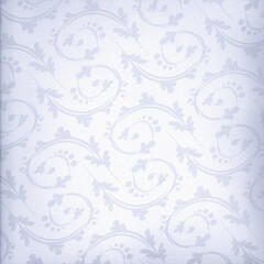 Leaf floral ornamental paper, seamless patterned fabric